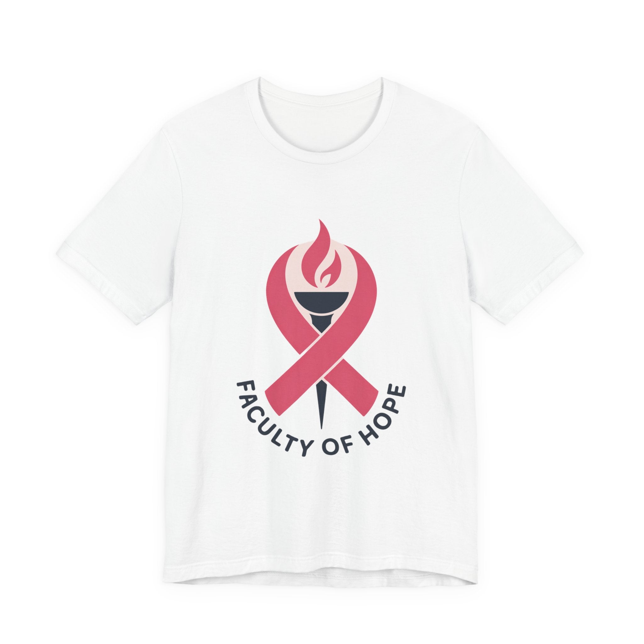 Faculty of Hope Unisex Jersey Tee - Inspirational T-Shirt, Cancer Awareness Shirt, Gift for Teachers, Supportive Apparel, Hope Merchandise