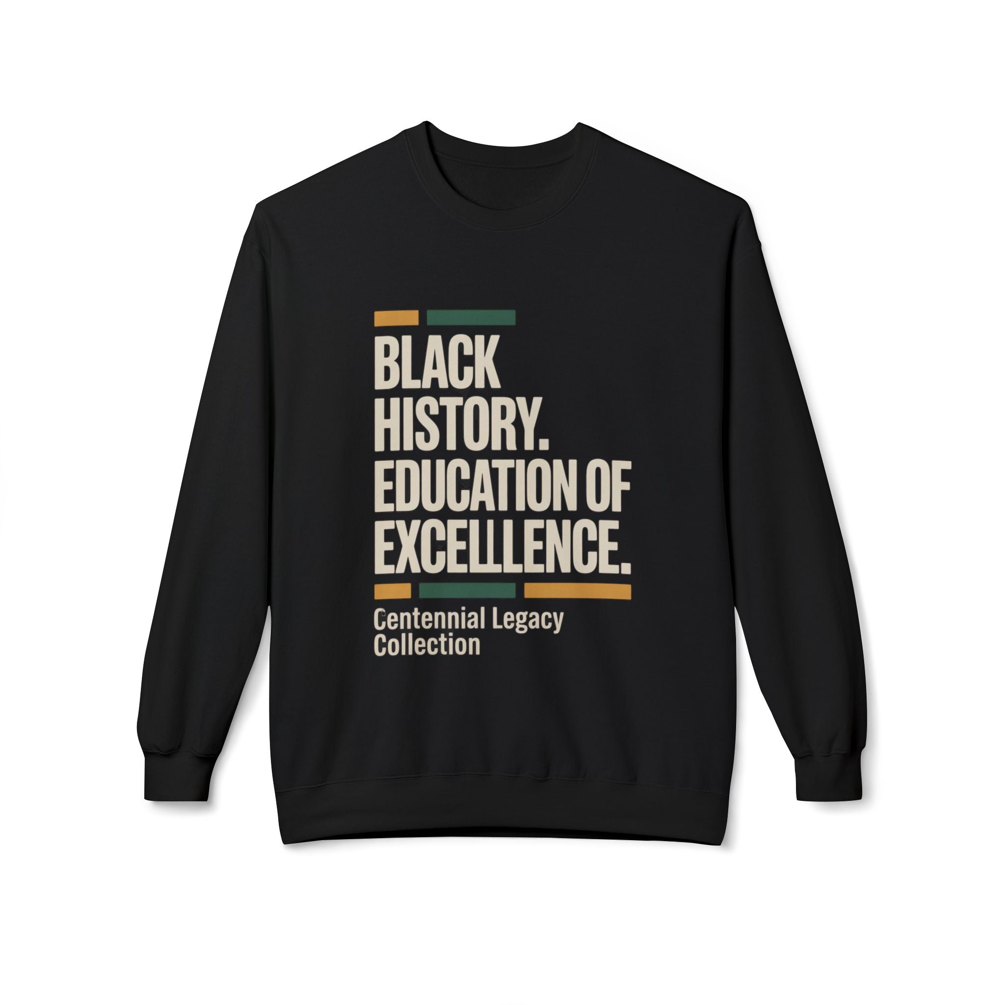 Black History Education of Excellence Crewneck Sweatshirt — Centennial Legacy Collection
