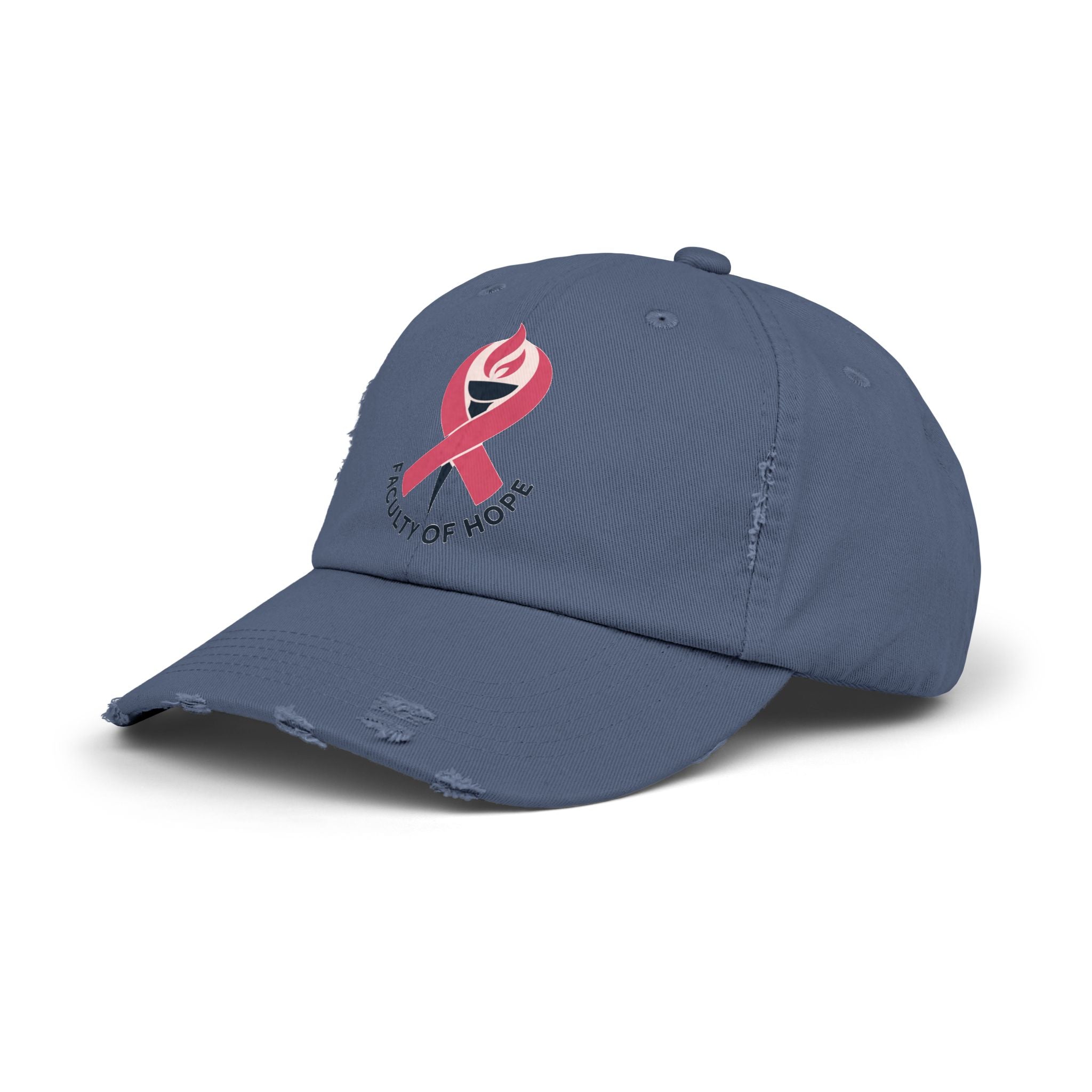 Faculty of Hope, Vintage Baseball Hat, Supportive Gift, Cancer Awareness, Everyday Casual Wear