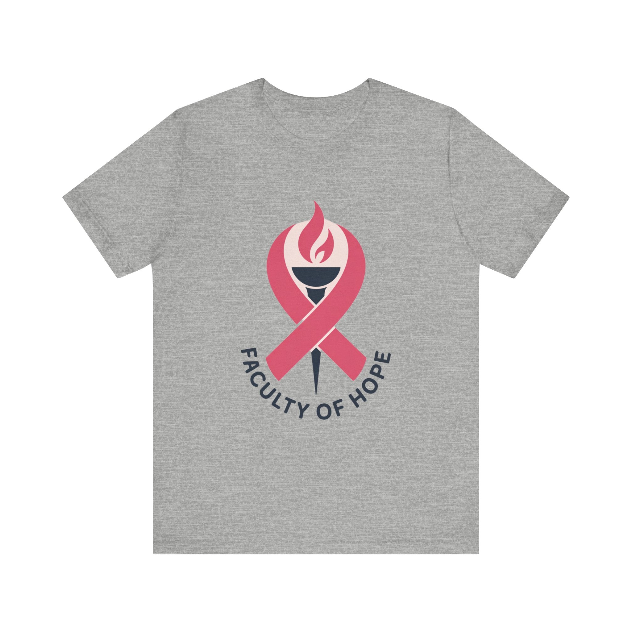 Faculty of Hope Unisex Jersey Tee - Inspirational T-Shirt, Cancer Awareness Shirt, Gift for Teachers, Supportive Apparel, Hope Merchandise