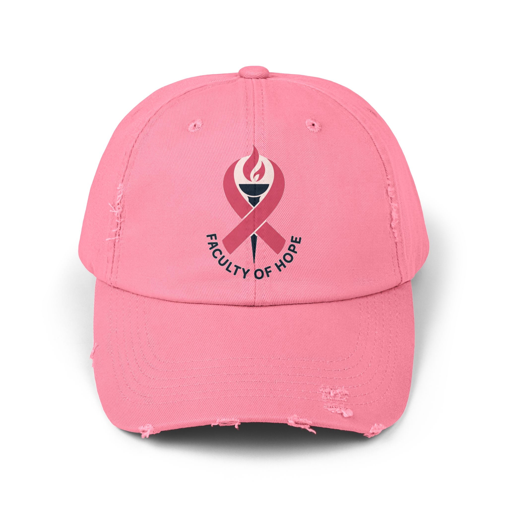 Faculty of Hope, Vintage Baseball Hat, Supportive Gift, Cancer Awareness, Everyday Casual Wear