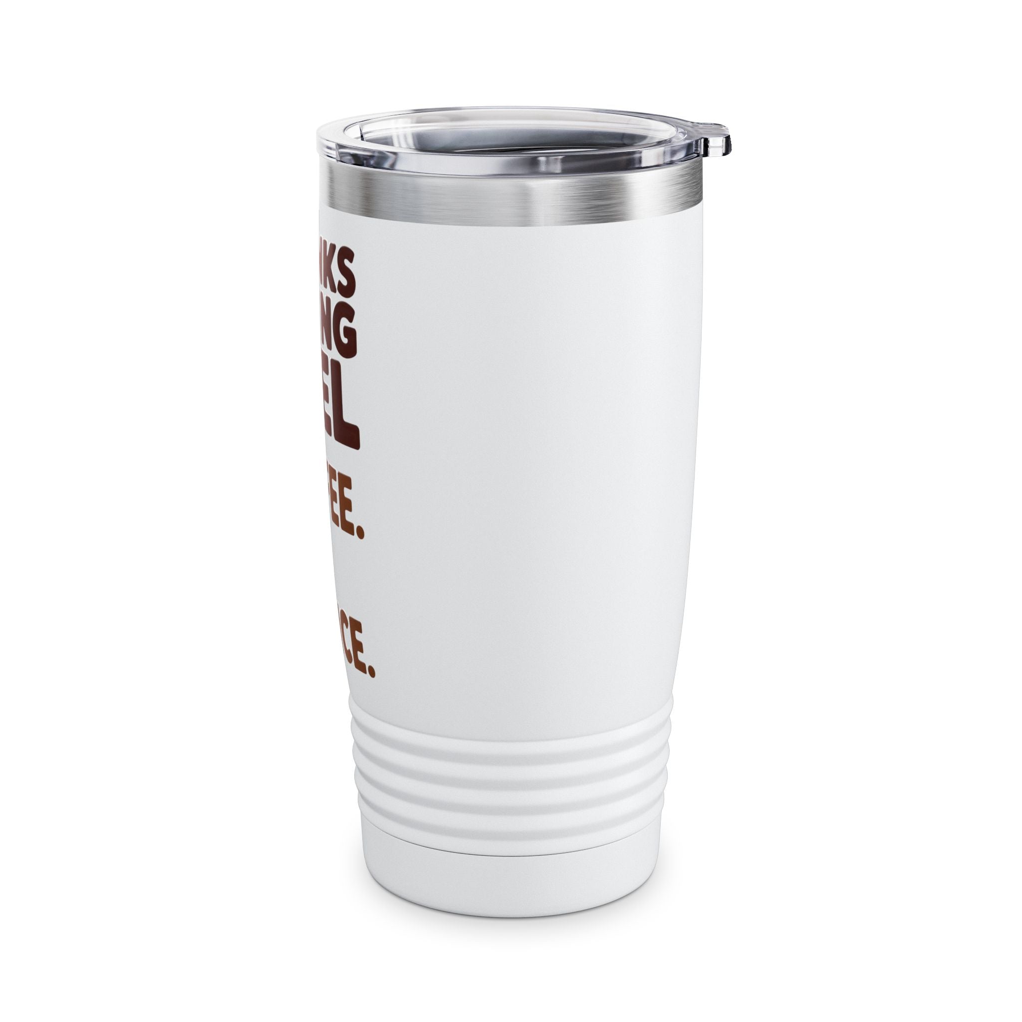 Thanksgiving Insulated Tumbler - 20oz - Coffee Fuel & Holiday Vibes