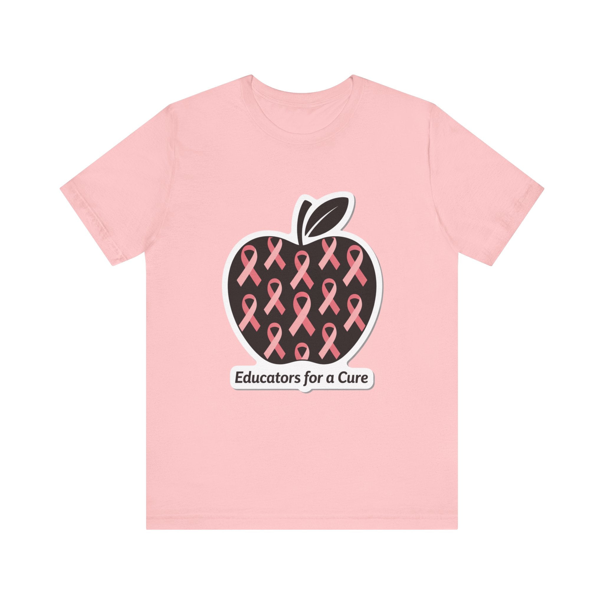 Educators for a Cure Unisex Short Sleeve Tee,  Breast Cancer Awareness Shirt