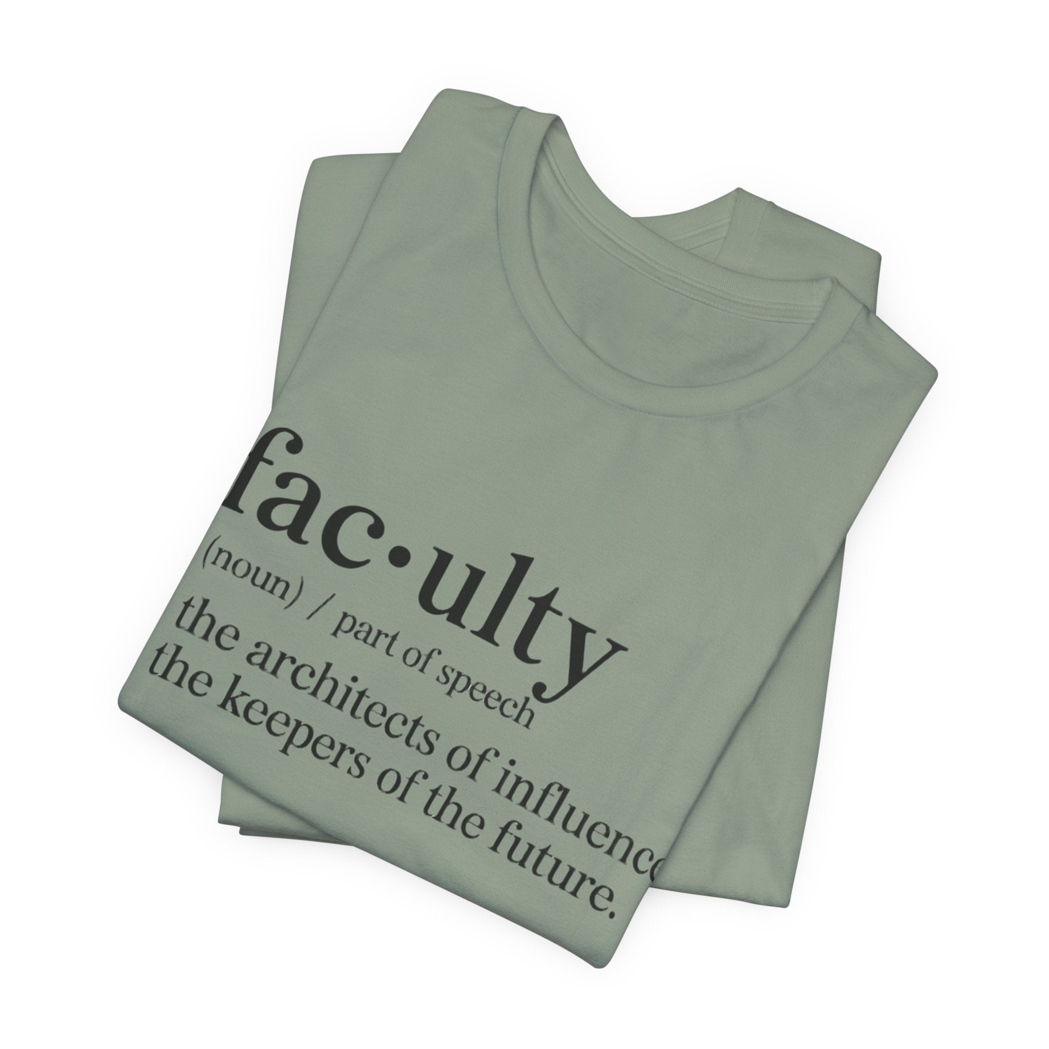 Faculty Definition T-Shirt – Academic Tee