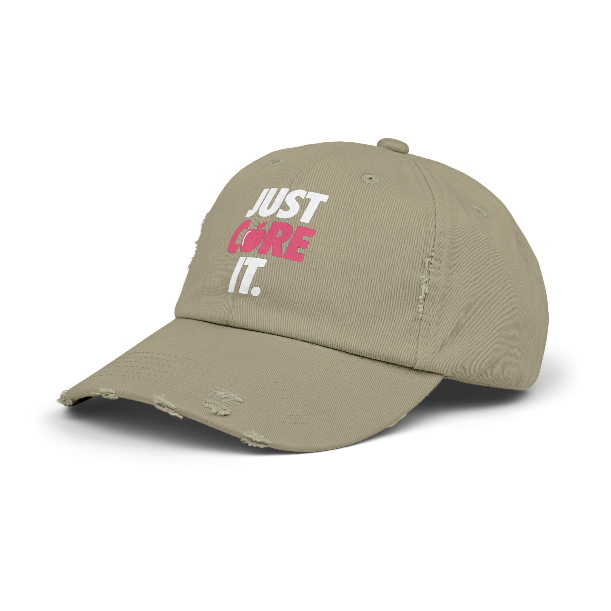 Just Cure IT (Breast Cancer Awareness ) Distressed Cap