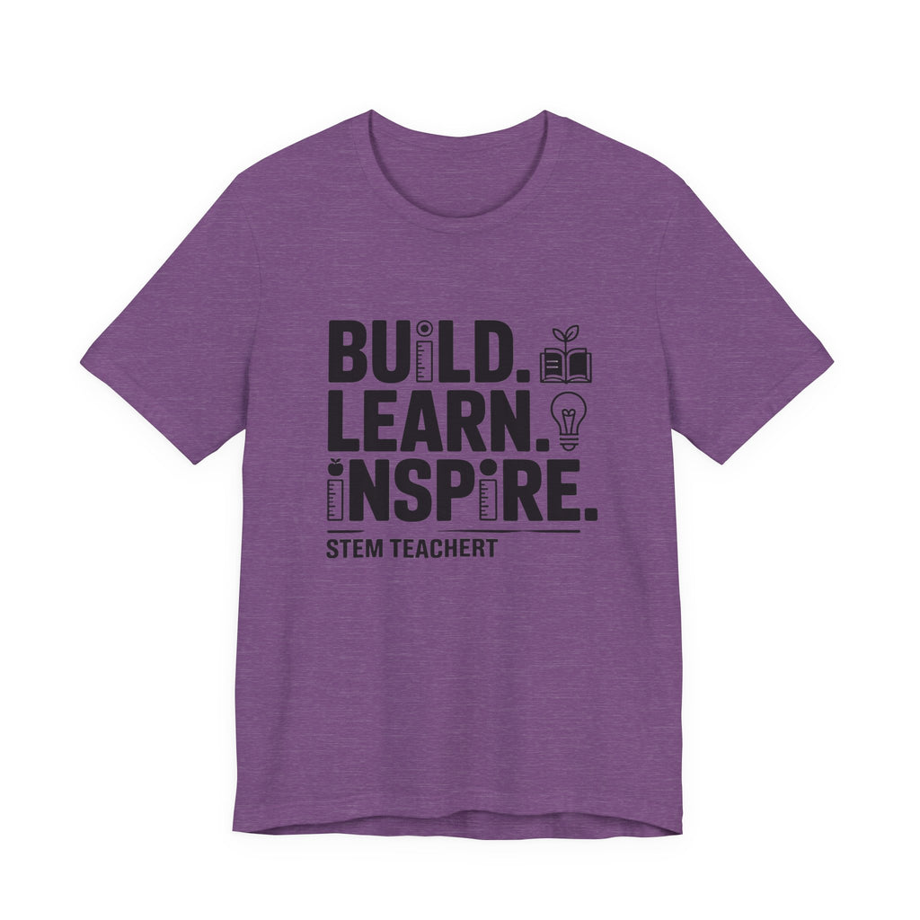 Inspire STEM Teacher Tee, Educational Shirt, Unisex T-Shirt, Teacher Gift, Back to School Outfit, Motivational Apparel
