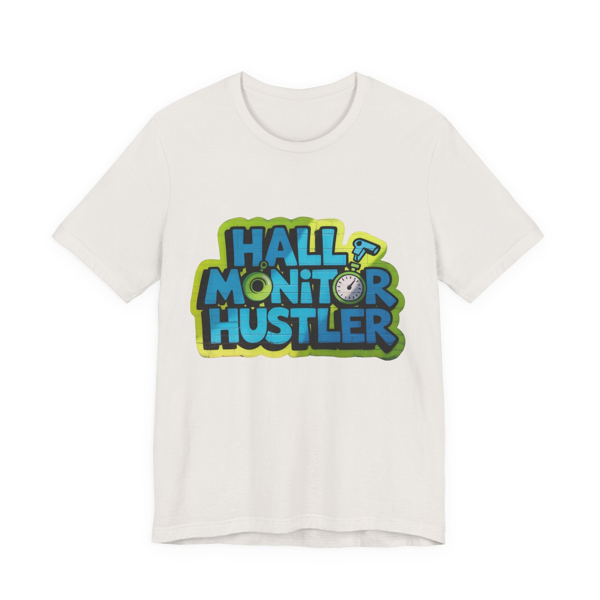 Hall Monitor Hustler Tee, Fun Teacher T-Shirt, Gift for Educators, School Spirit Shirt, Casual Everyday Wear, Back to School Gear