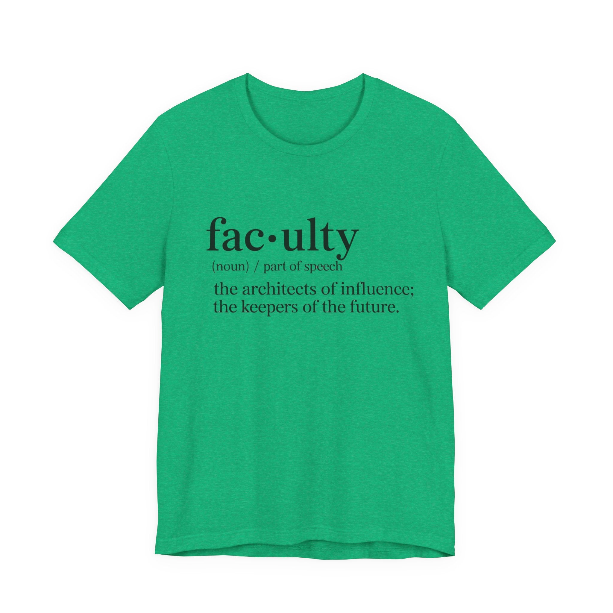Faculty Definition T-Shirt – Academic Tee