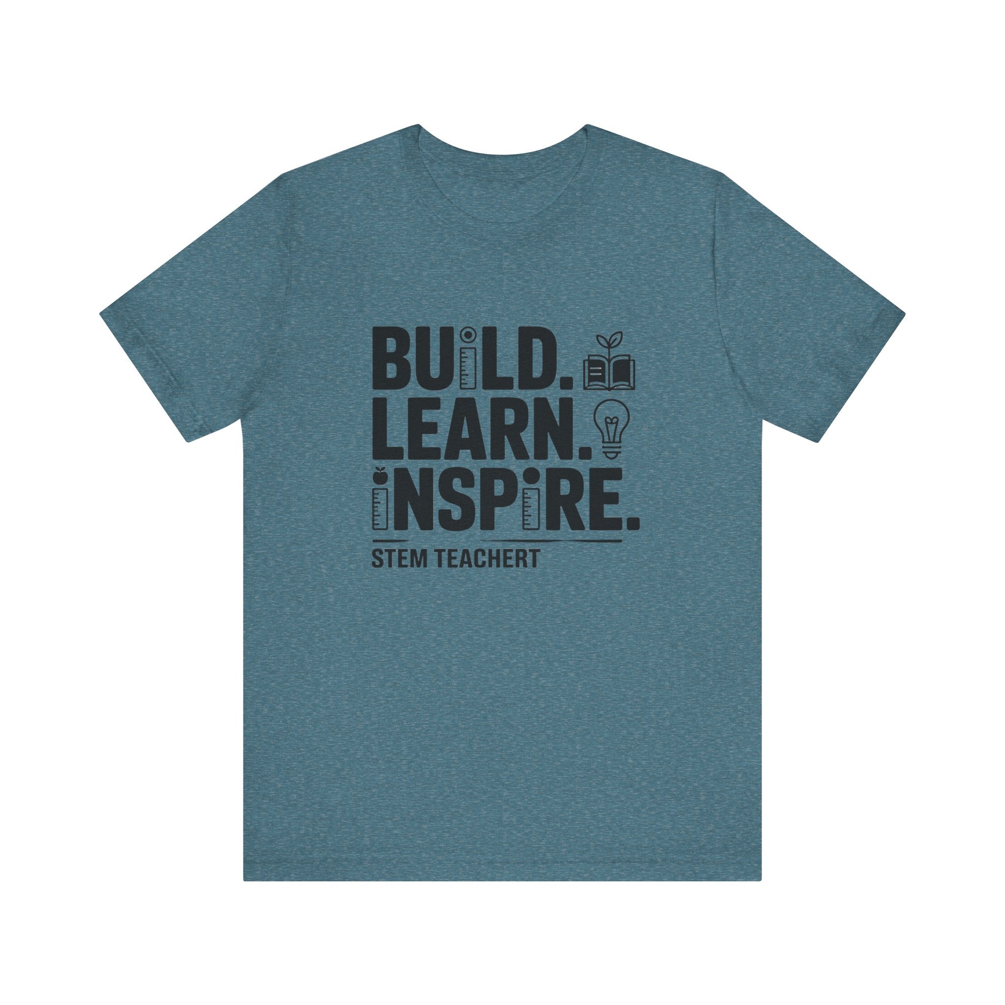 Inspire STEM Teacher Tee, Educational Shirt, Unisex T-Shirt, Teacher Gift, Back to School Outfit, Motivational Apparel