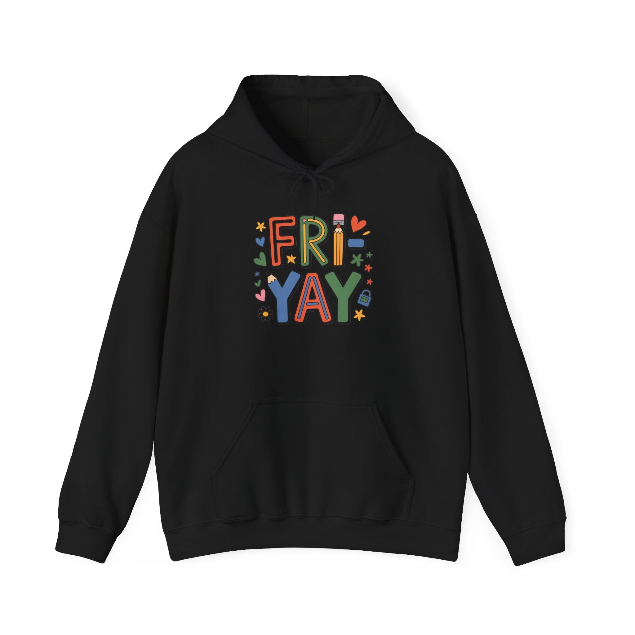 Cheerful Unisex Hooded Sweatshirt - Perfect for Casual Fridays, Birthdays, Cozy Nights, or Gift Giving