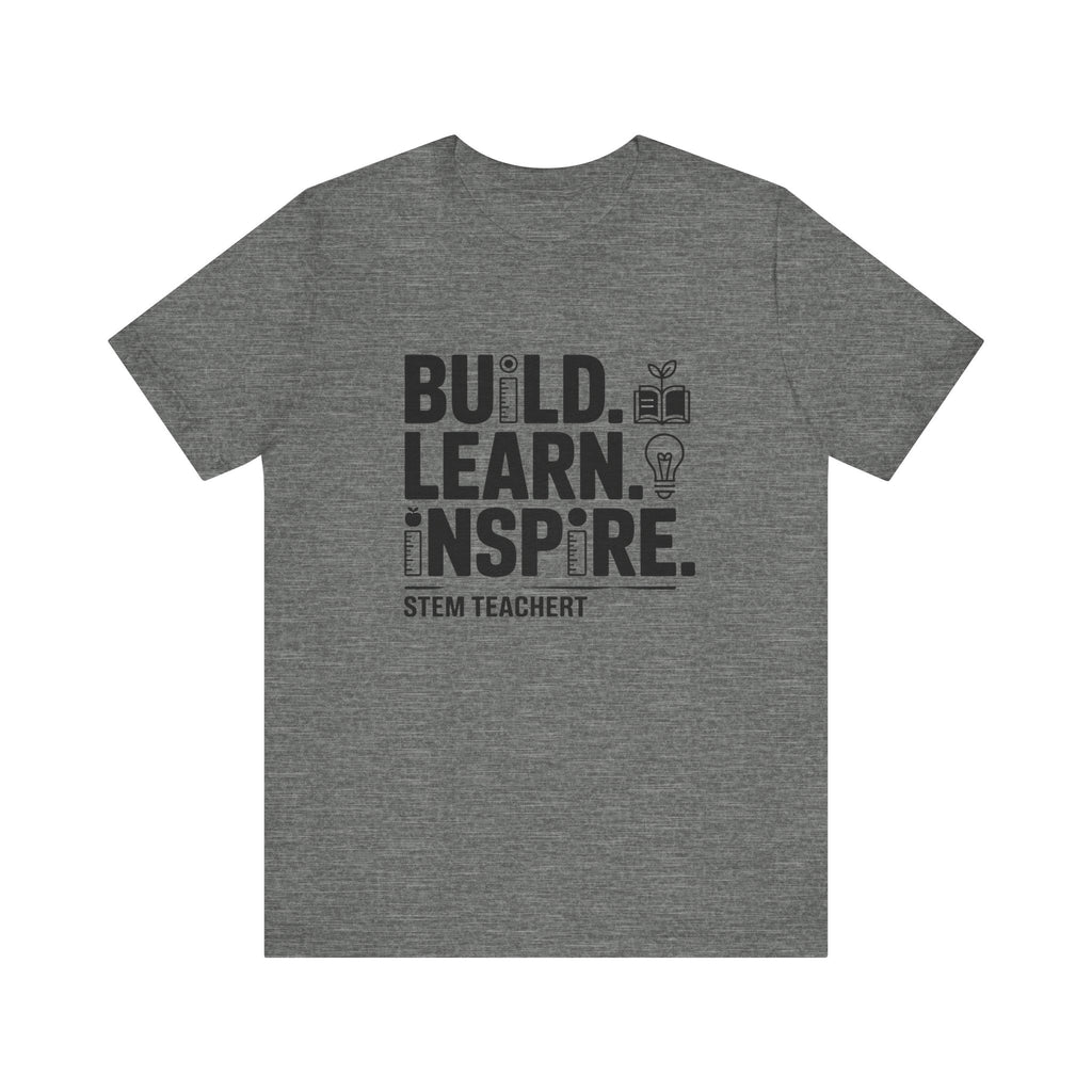 Inspire STEM Teacher Tee, Educational Shirt, Unisex T-Shirt, Teacher Gift, Back to School Outfit, Motivational Apparel