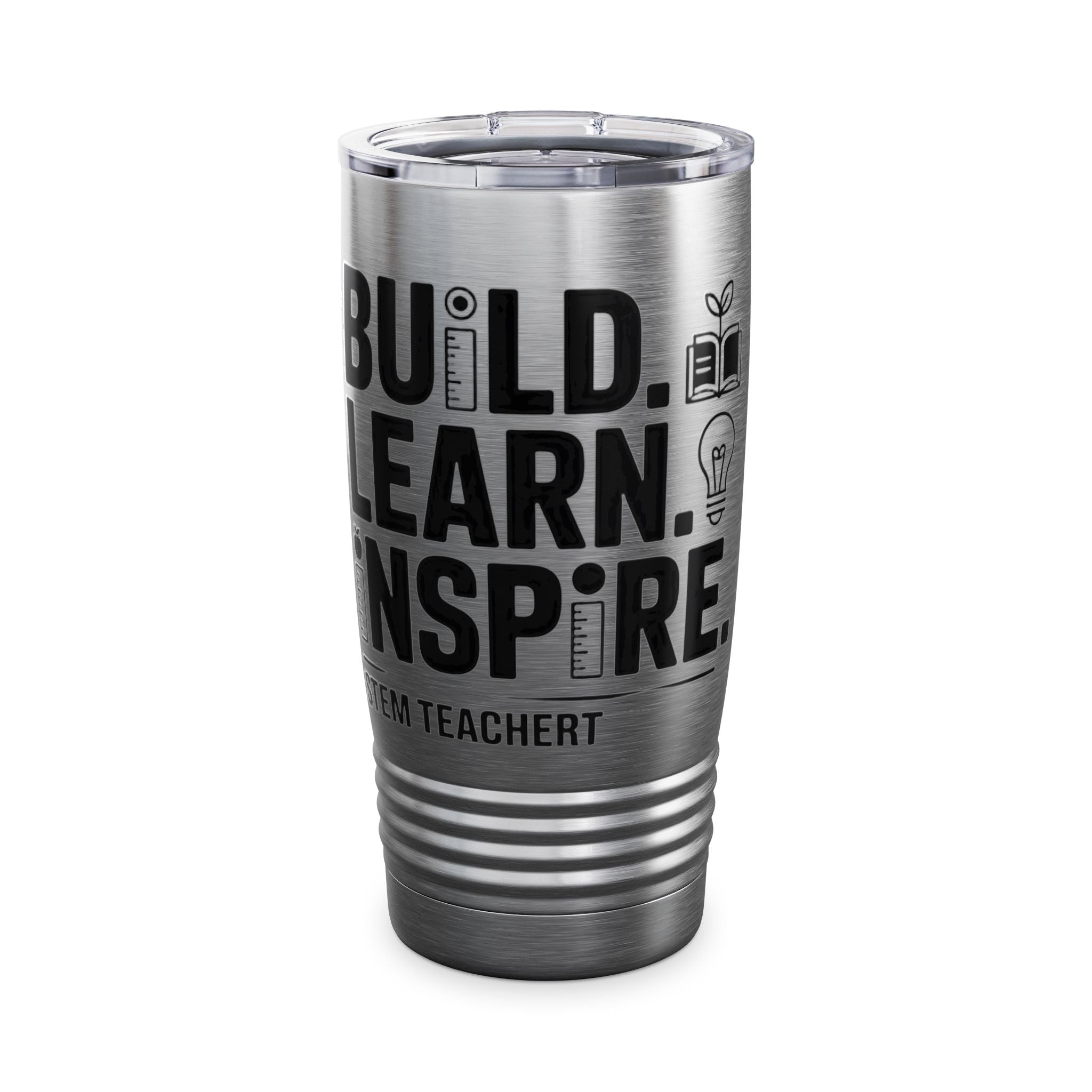Inspiring Teacher Tumbler, 20oz Insulated Drinkware for STEM Enthusiasts, Motivational Gift for Educators, Teacher Appreciation, Back [...]
