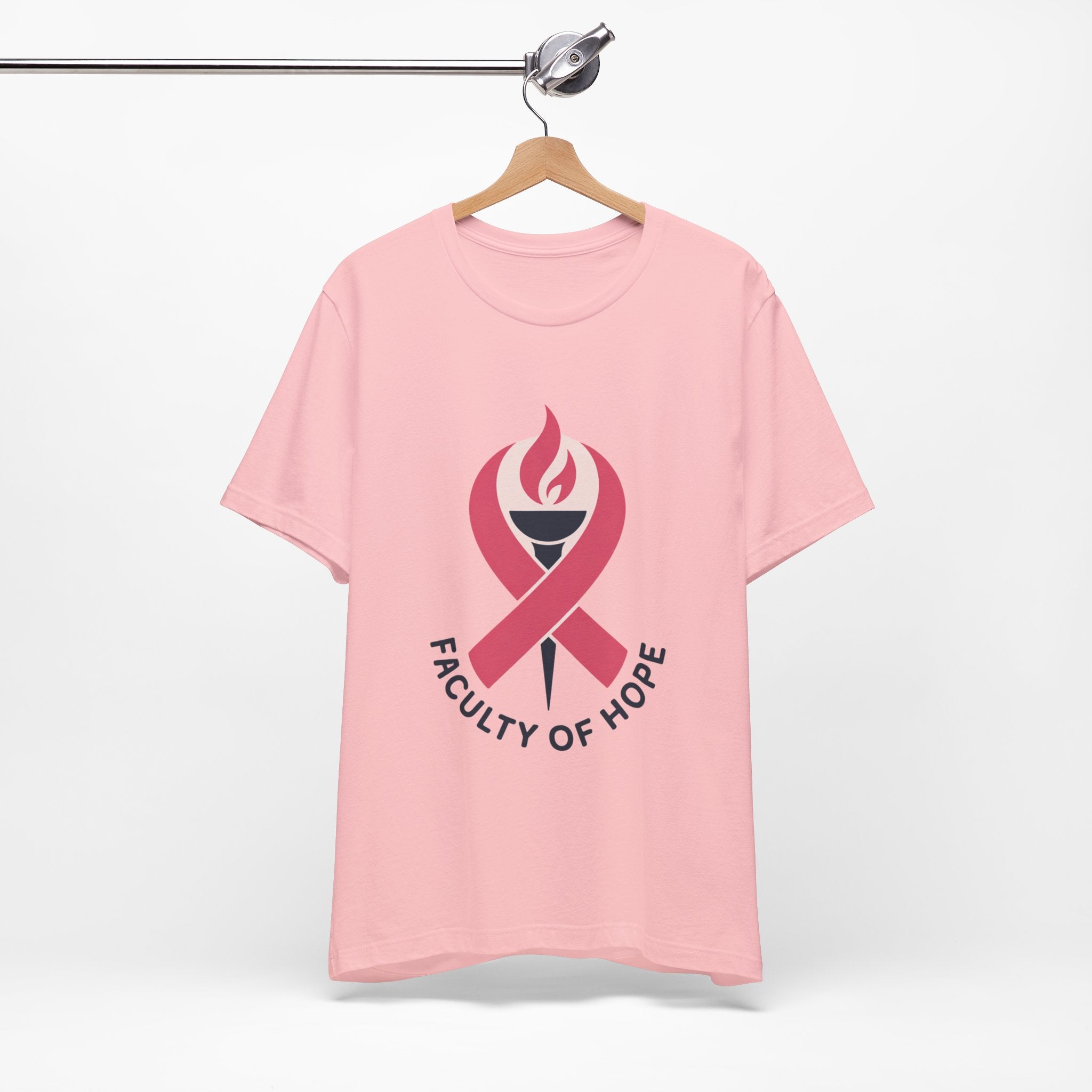 Faculty of Hope Unisex Jersey Tee - Inspirational T-Shirt, Cancer Awareness Shirt, Gift for Teachers, Supportive Apparel, Hope Merchandise