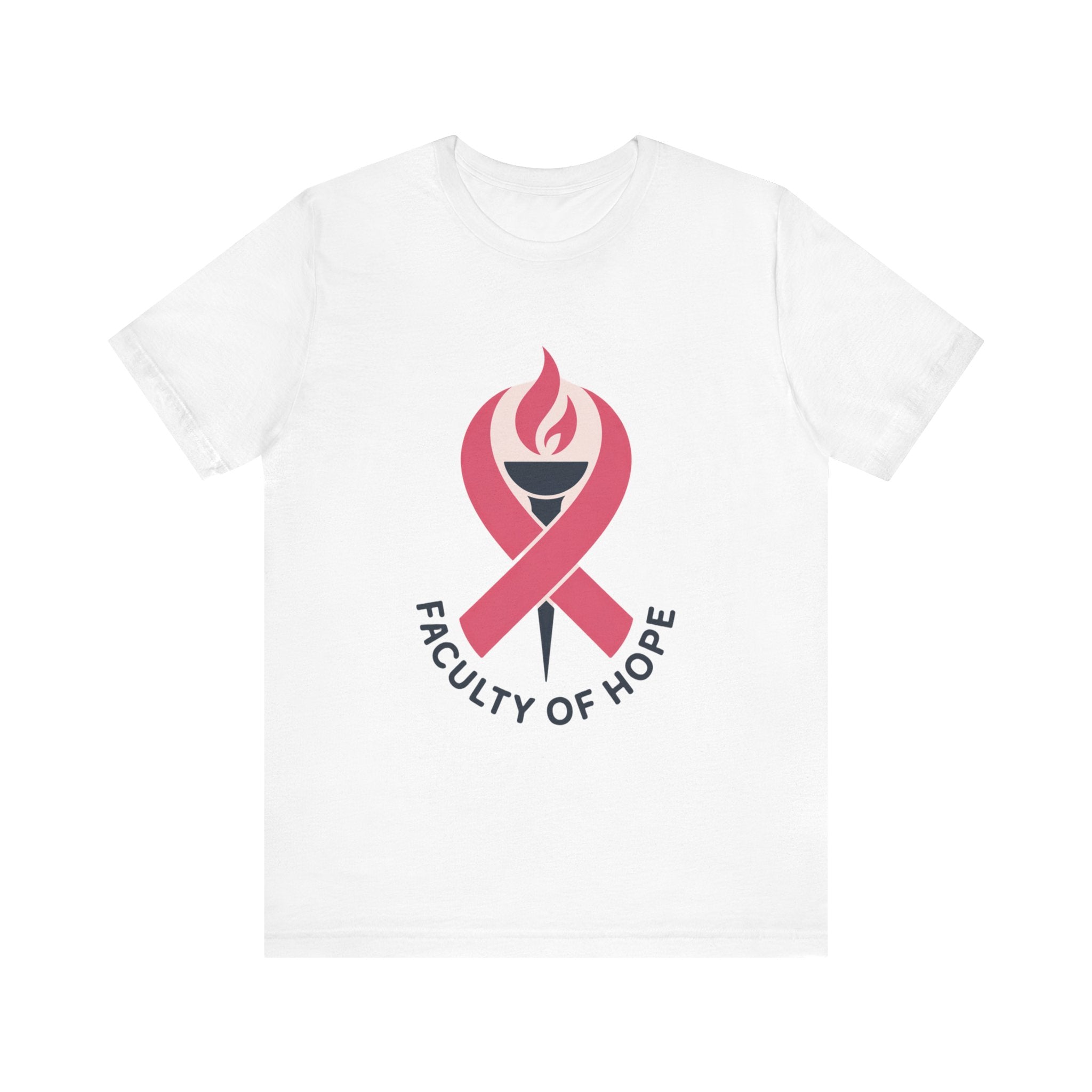 Faculty of Hope Unisex Jersey Tee - Inspirational T-Shirt, Cancer Awareness Shirt, Gift for Teachers, Supportive Apparel, Hope Merchandise