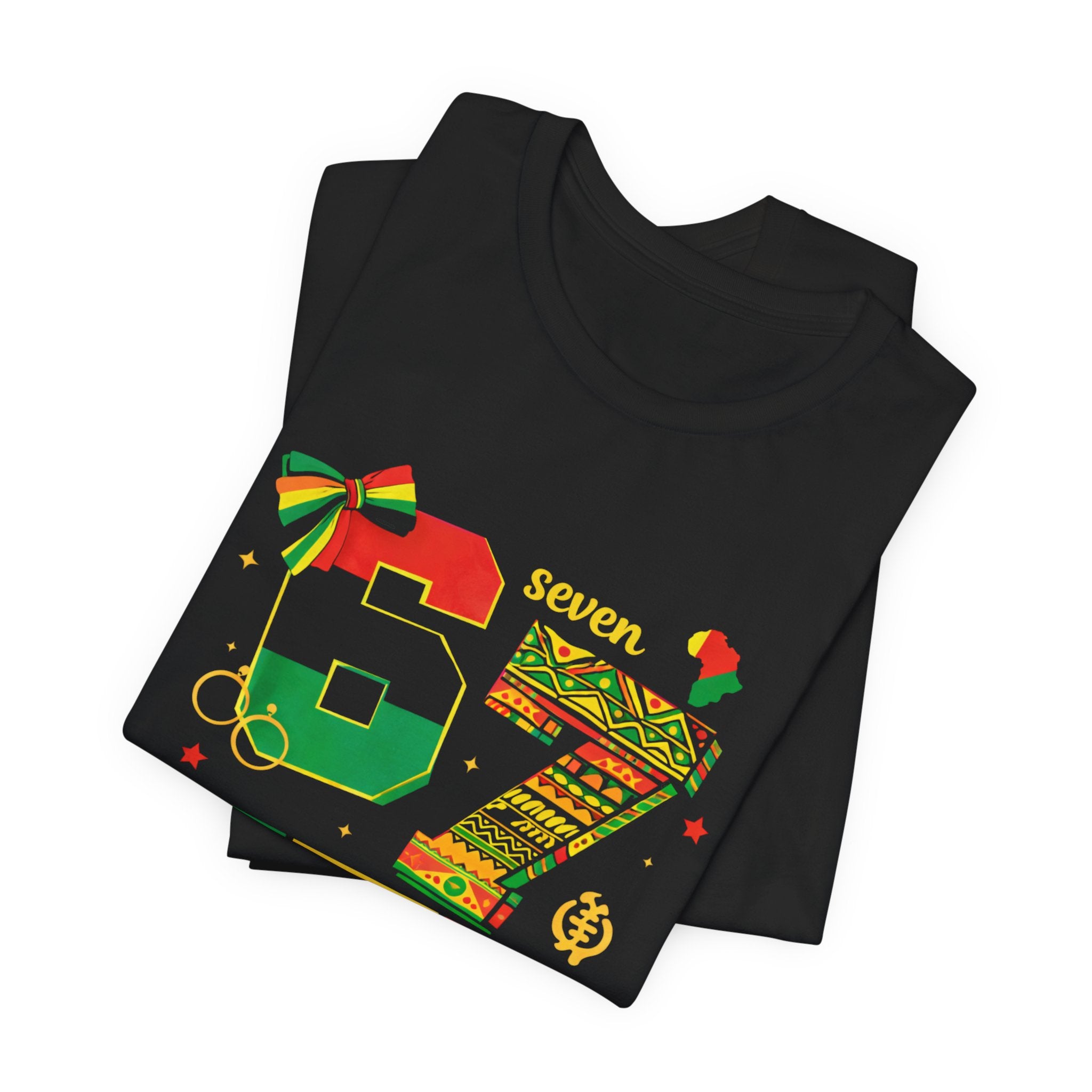 Black History Month '67 BRUH Tee – Kente Inspired Celebration Shirt