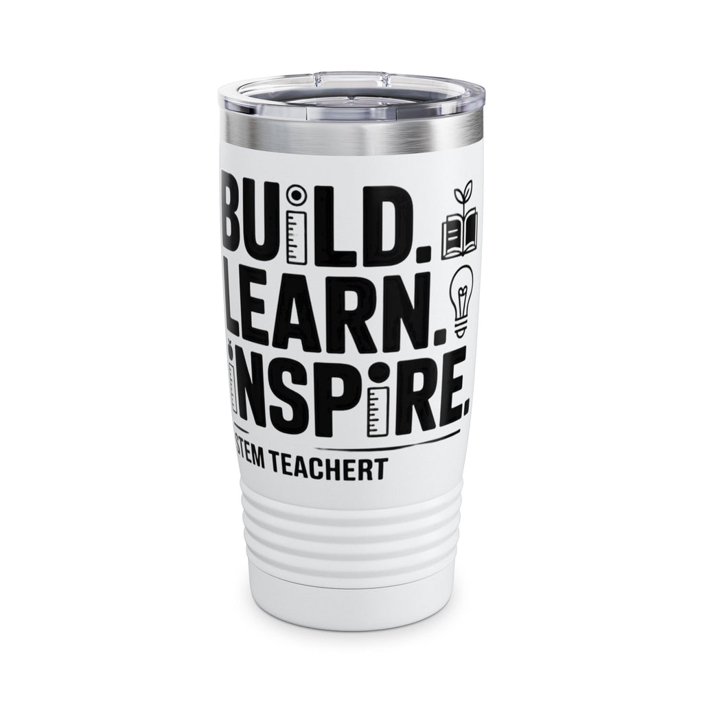 Inspiring Teacher Tumbler, 20oz Insulated Drinkware for STEM Enthusiasts, Motivational Gift for Educators, Teacher Appreciation, Back [...]