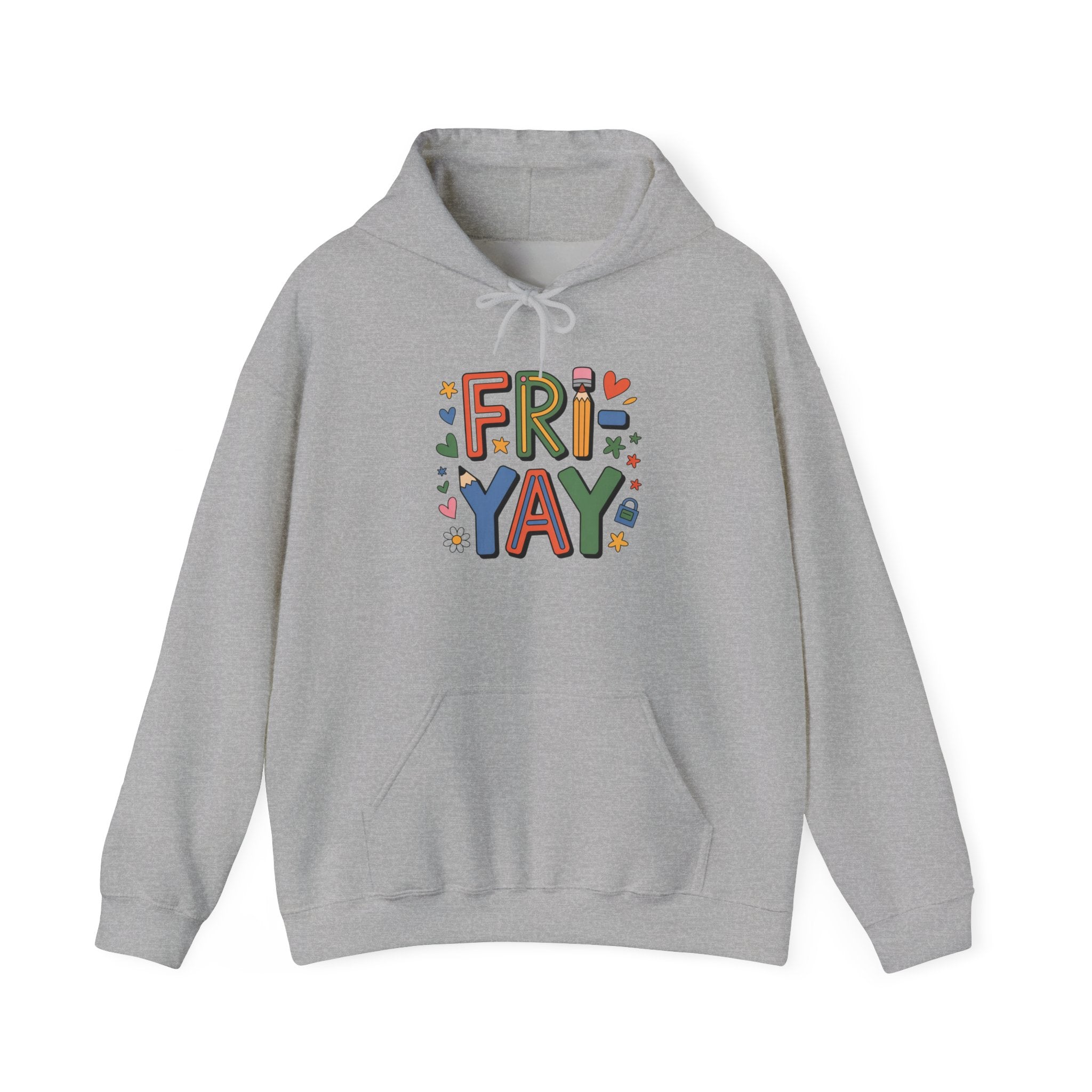 Cheerful Unisex Hooded Sweatshirt - Perfect for Casual Fridays, Birthdays, Cozy Nights, or Gift Giving