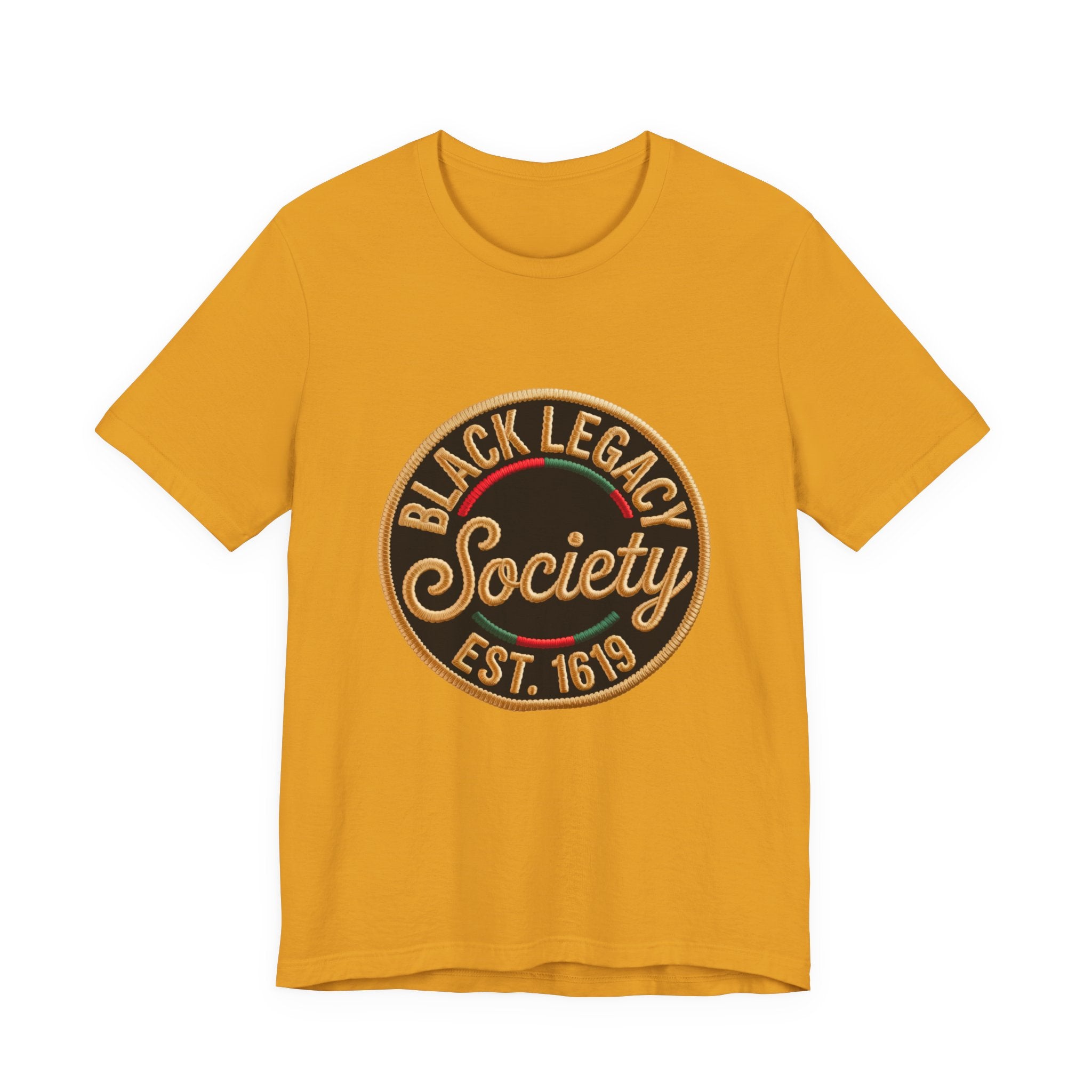Black Legacy Society Tee – Vintage Emblem Est. 1619 T-Shirt