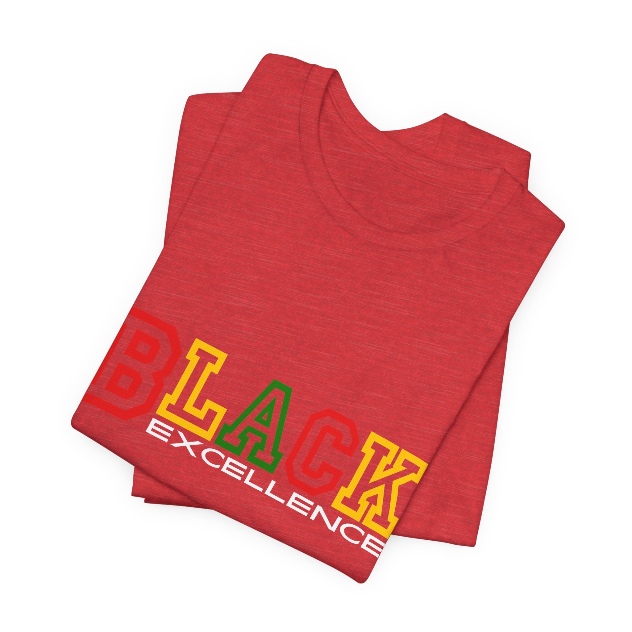 Black Excellence Tee — Pan-African Colors Pride Shirt