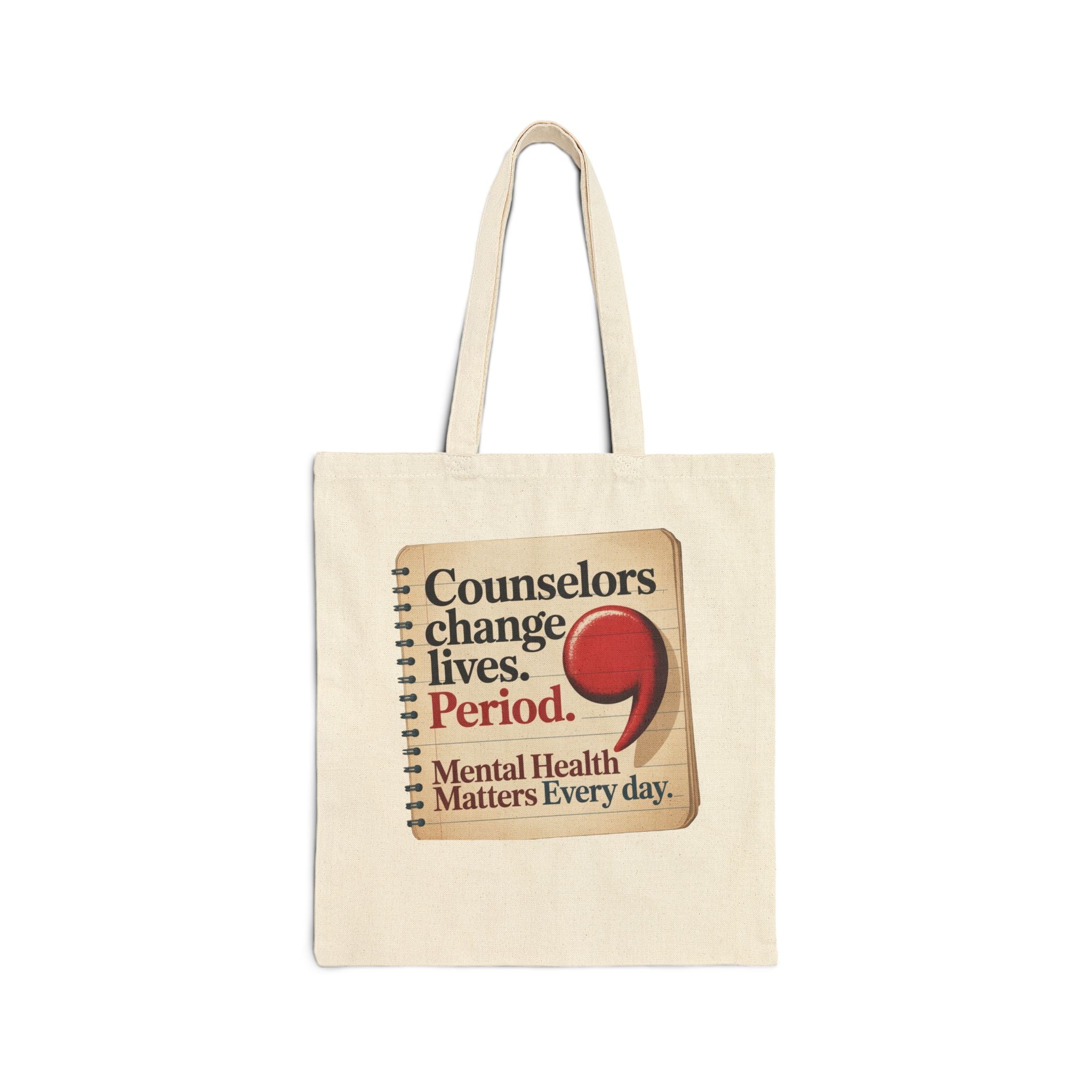 Mental Health Awareness Tote Bag, Counselor Gift, Eco-Friendly Bag, Everyday Tote, Support Mental Health