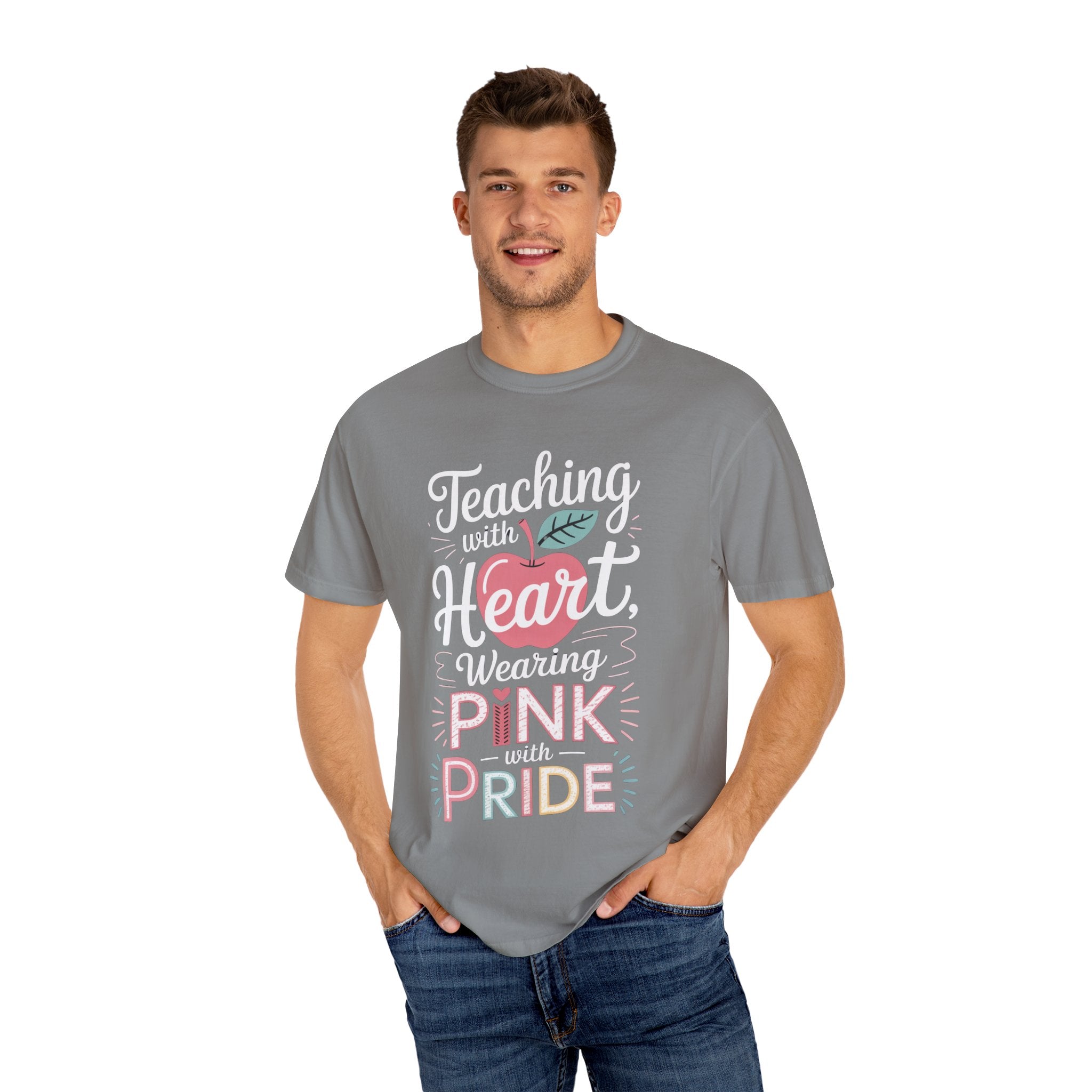 Teaching With Heart BCA Unisex Garment-Dyed T-shirt