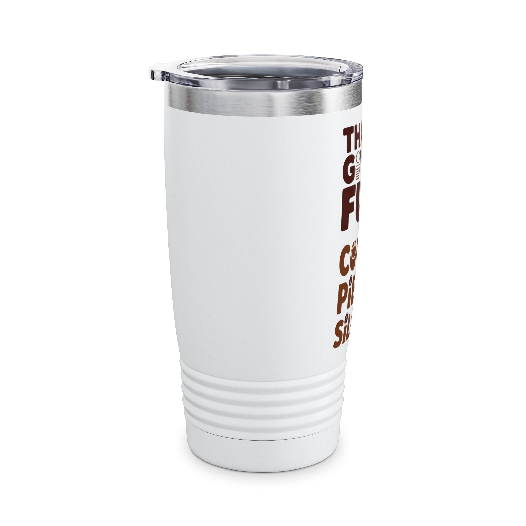 Thanksgiving Insulated Tumbler - 20oz - Coffee Fuel & Holiday Vibes