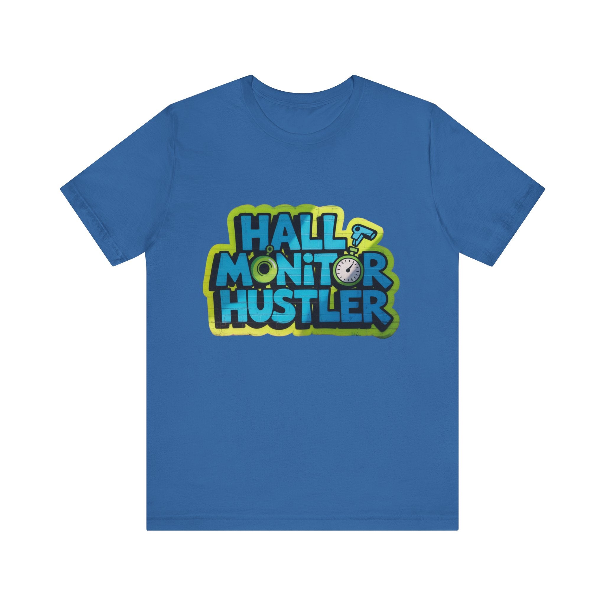 Hall Monitor Hustler Tee, Fun Teacher T-Shirt, Gift for Educators, School Spirit Shirt, Casual Everyday Wear, Back to School Gear