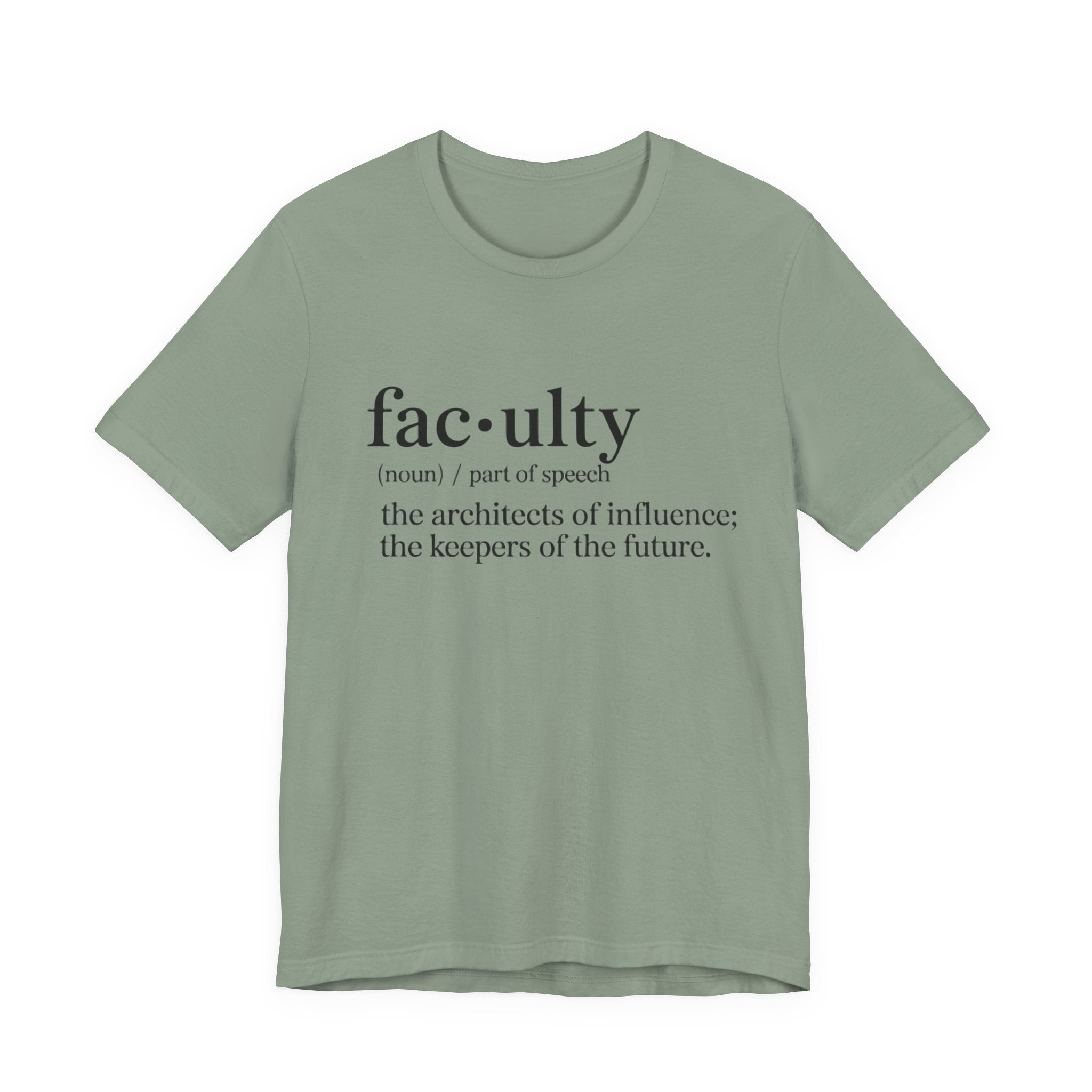 Faculty Definition T-Shirt – Academic Tee