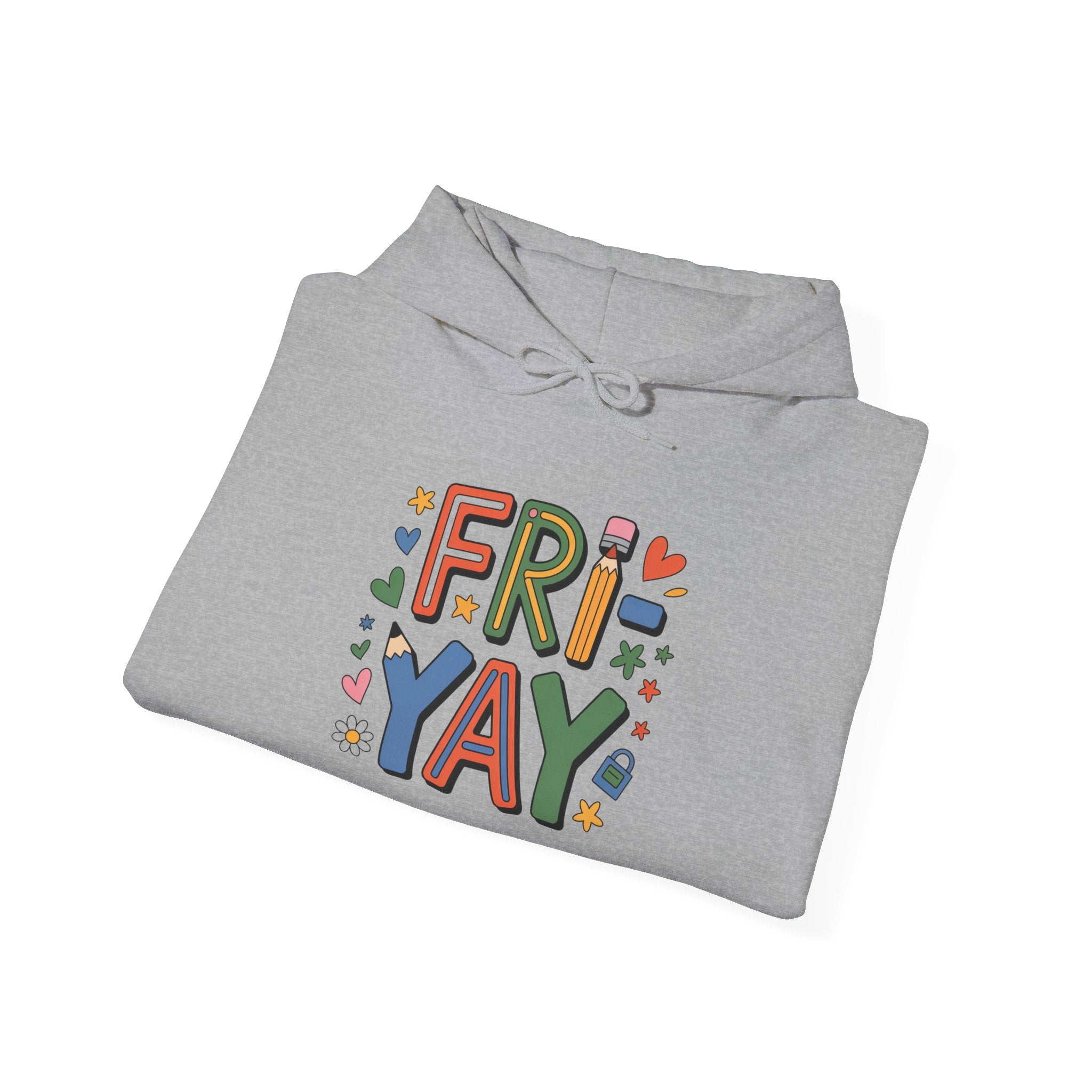 Cheerful Unisex Hooded Sweatshirt - Perfect for Casual Fridays, Birthdays, Cozy Nights, or Gift Giving