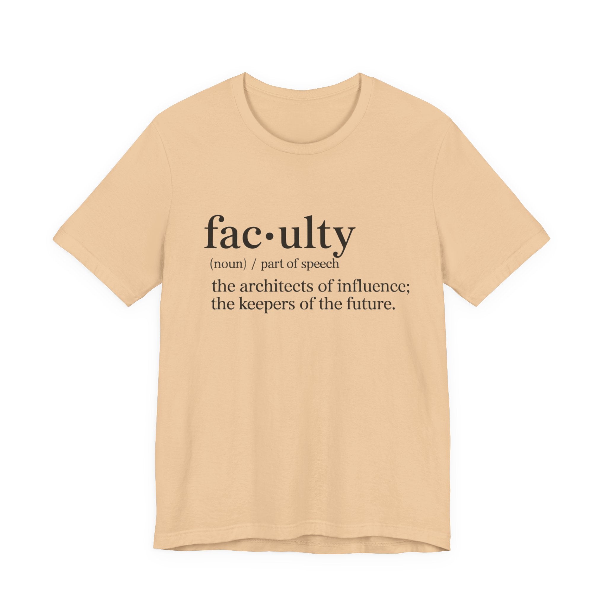 Faculty Definition T-Shirt – Academic Tee