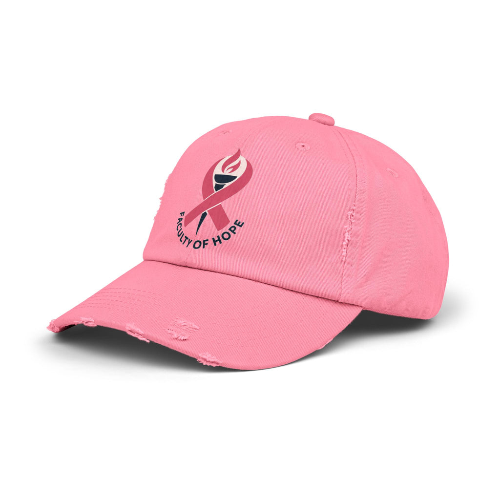 Faculty of Hope, Vintage Baseball Hat, Supportive Gift, Cancer Awareness, Everyday Casual Wear