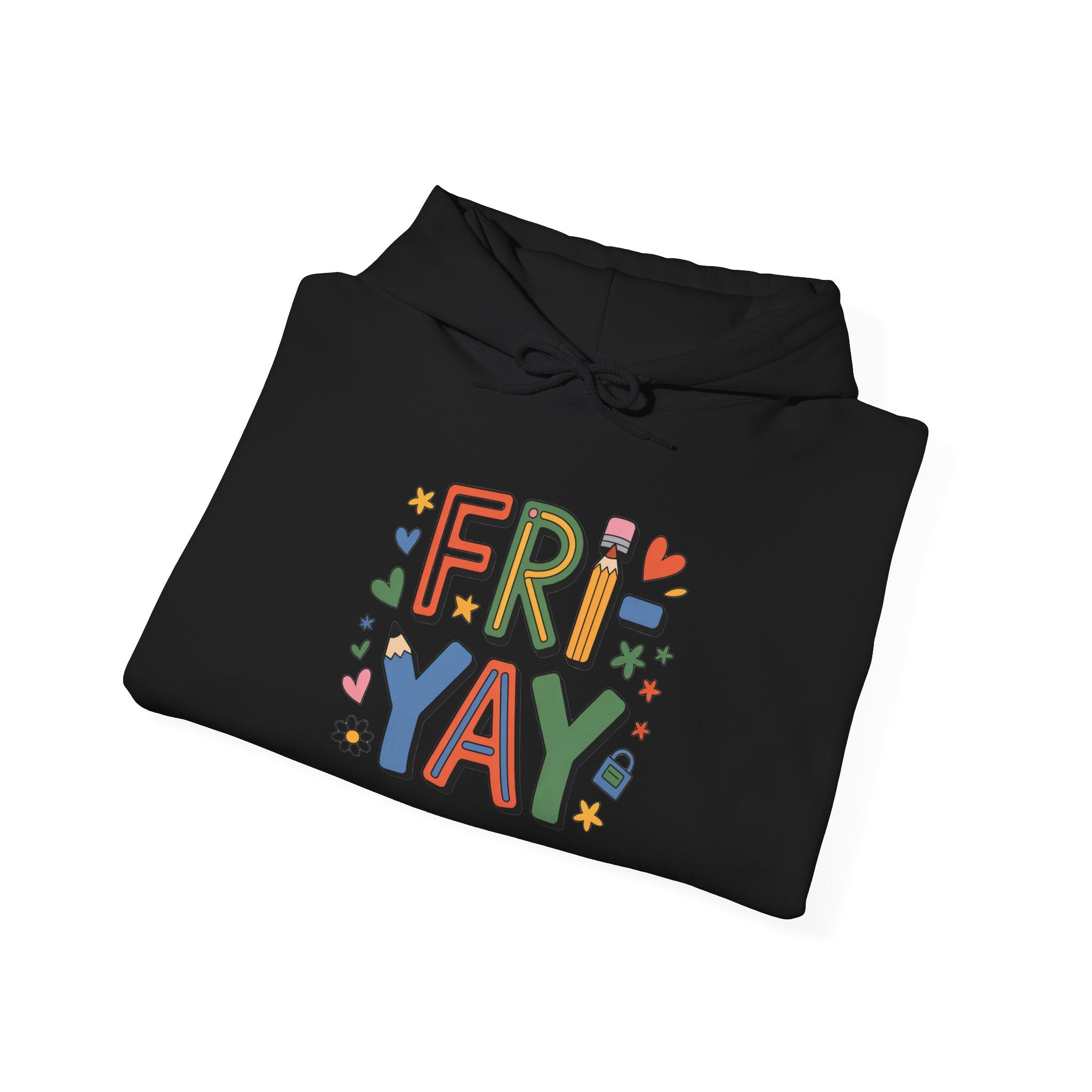 Cheerful Unisex Hooded Sweatshirt - Perfect for Casual Fridays, Birthdays, Cozy Nights, or Gift Giving