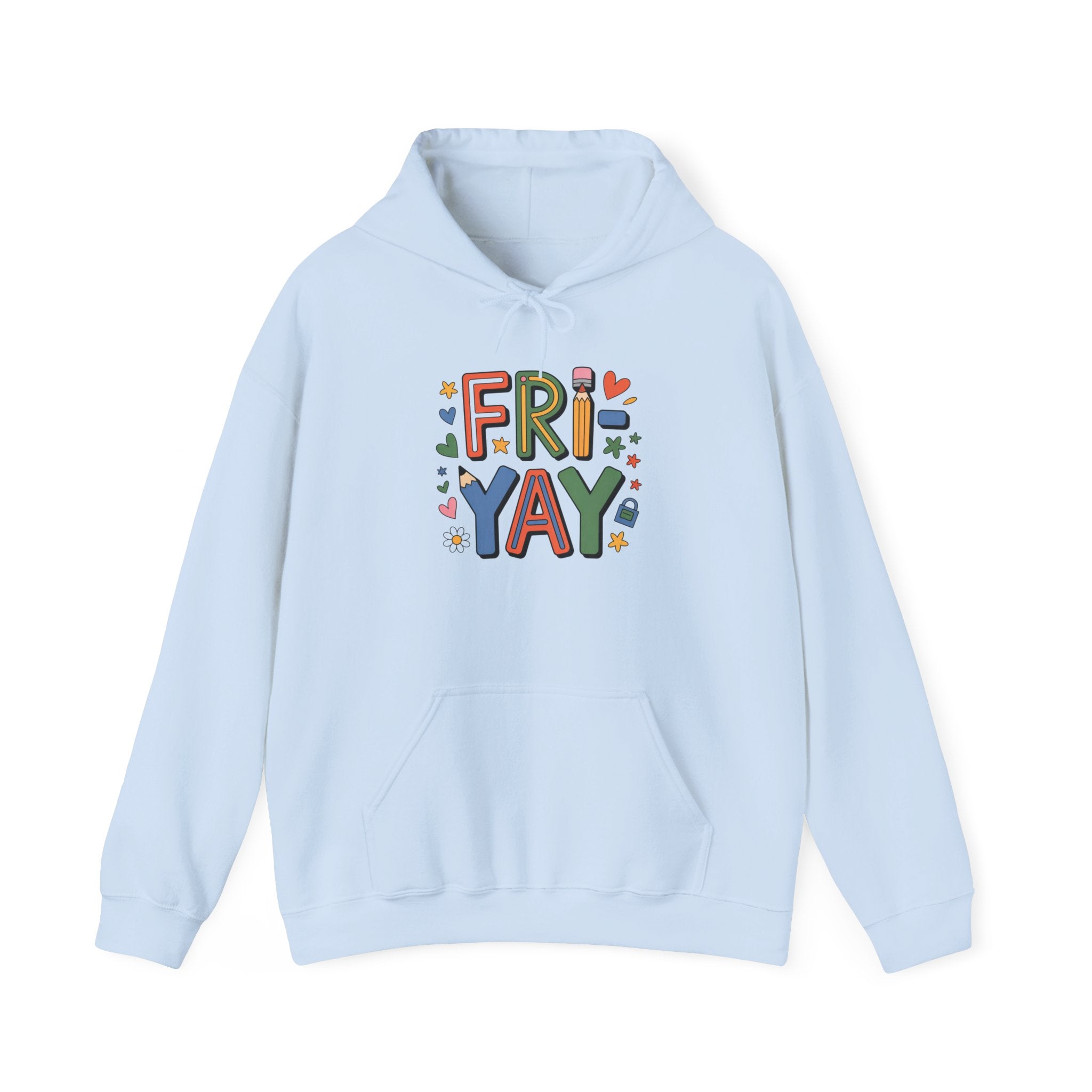 Cheerful Unisex Hooded Sweatshirt - Perfect for Casual Fridays, Birthdays, Cozy Nights, or Gift Giving