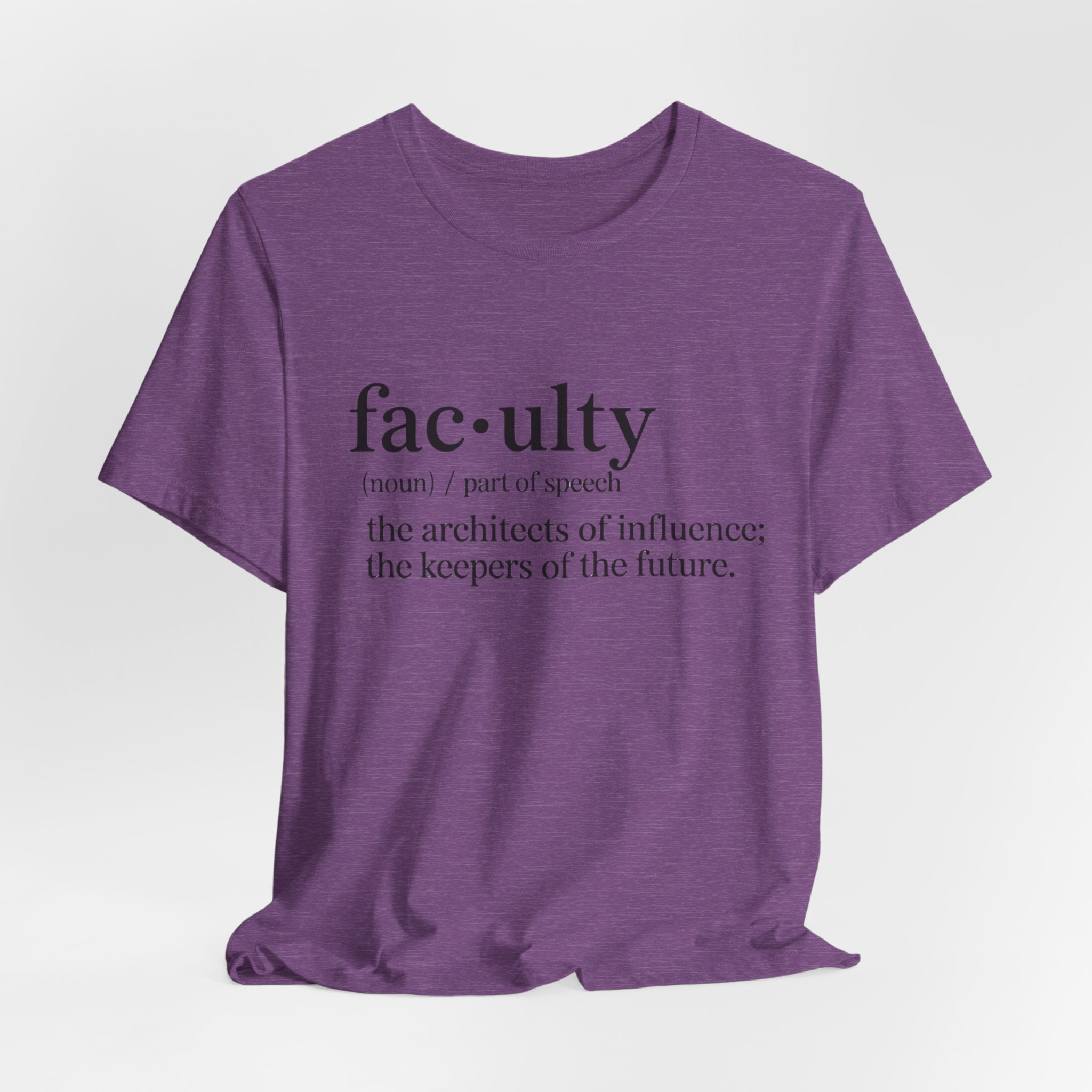 Faculty Definition T-Shirt – Academic Tee