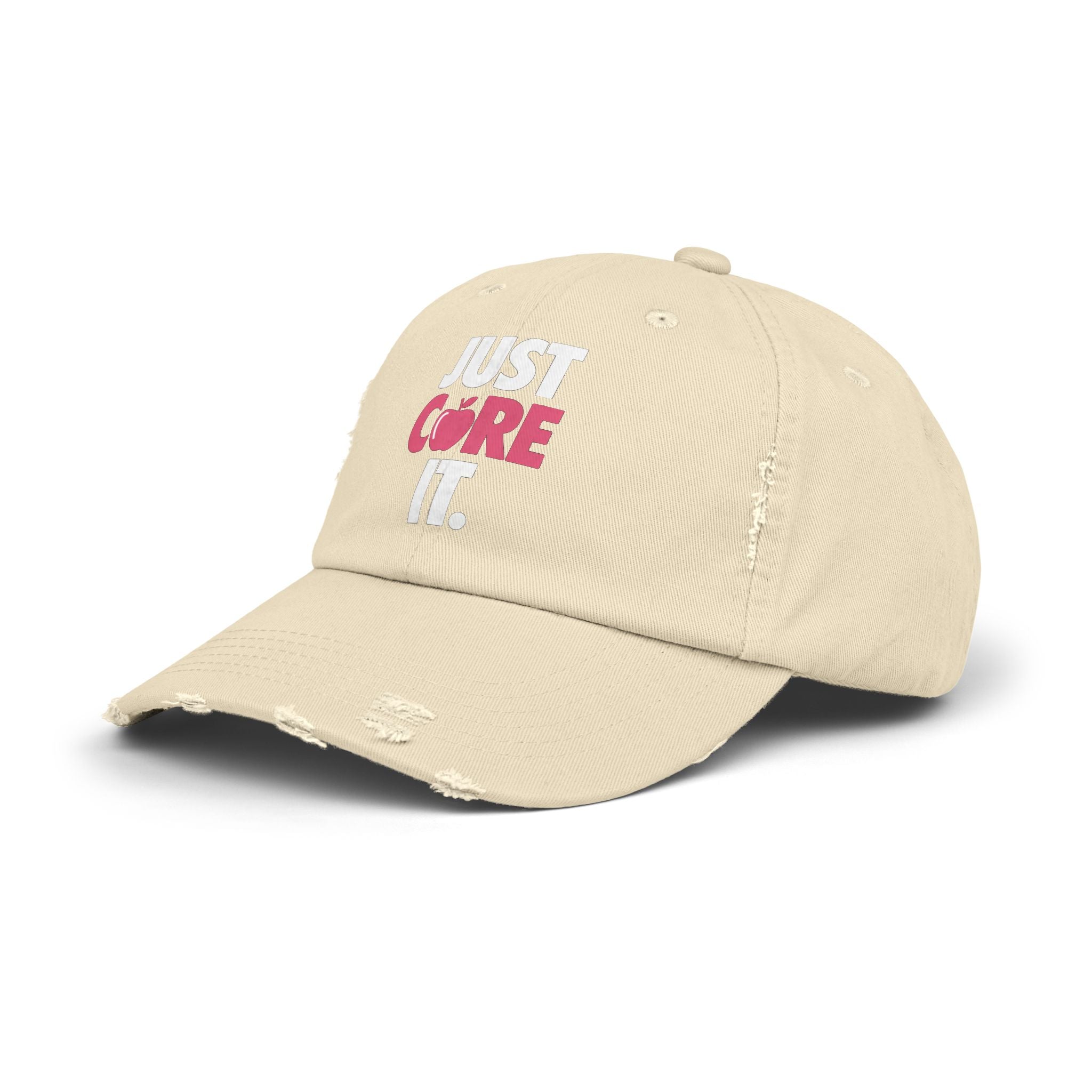 Just Cure IT (Breast Cancer Awareness ) Distressed Cap