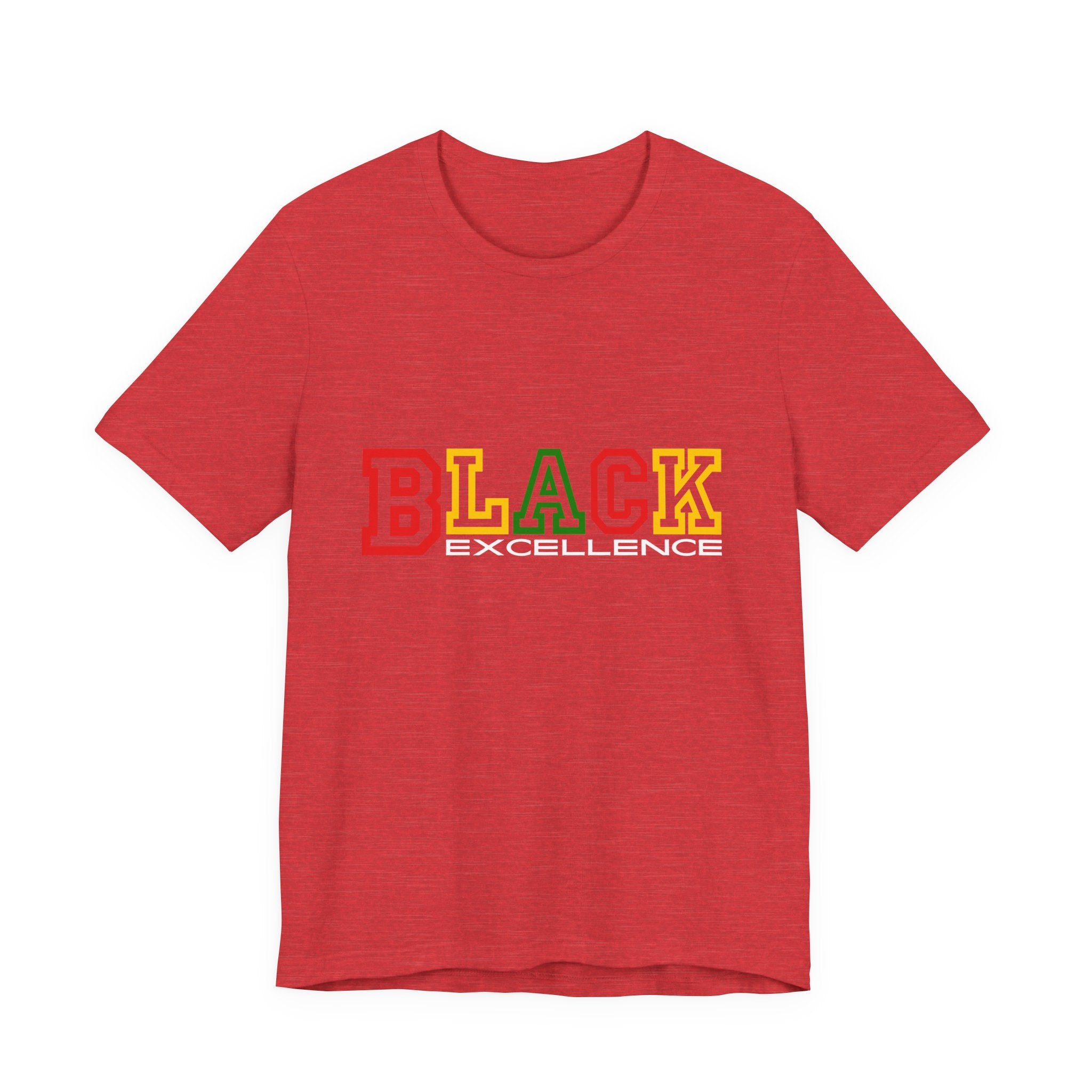 Black Excellence Tee — Pan-African Colors Pride Shirt