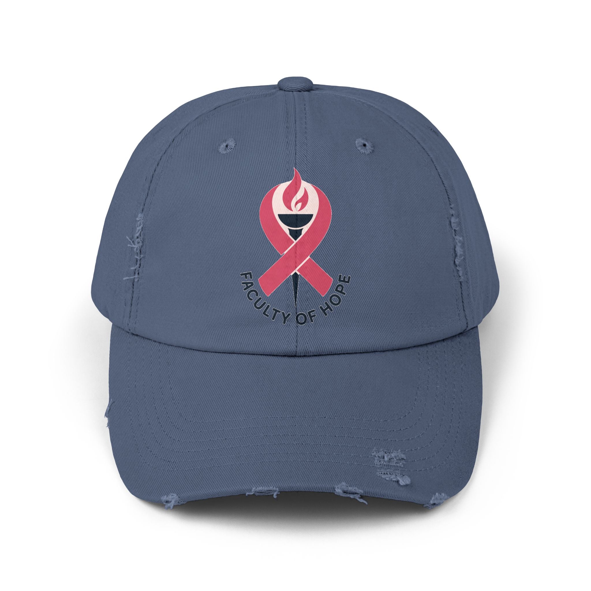 Faculty of Hope, Vintage Baseball Hat, Supportive Gift, Cancer Awareness, Everyday Casual Wear