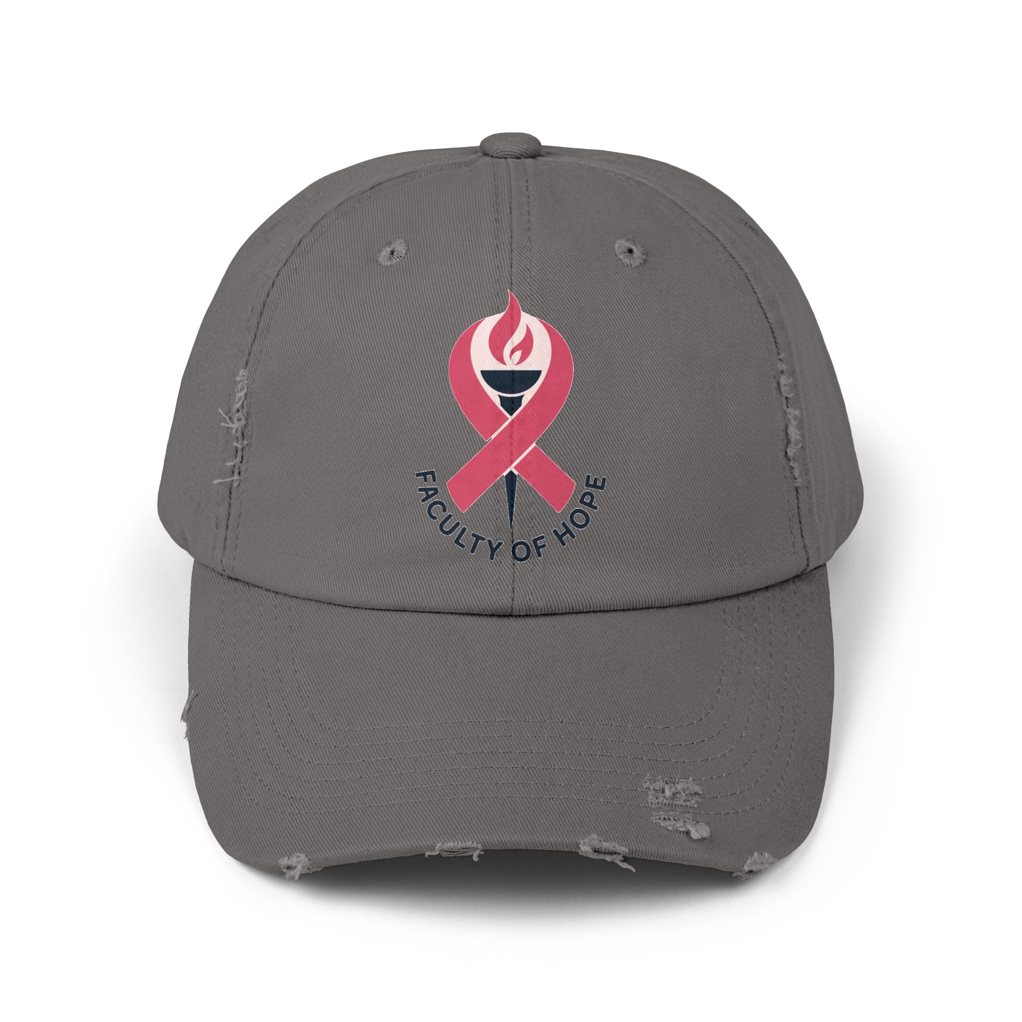 Faculty of Hope, Vintage Baseball Hat, Supportive Gift, Cancer Awareness, Everyday Casual Wear
